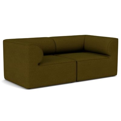 Audo Copenhagen Eave 2-Seater Sofa Combination - Color: Green - Size: Mediu