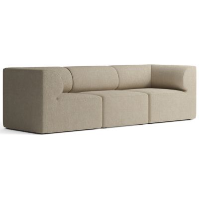 Audo Copenhagen Eave 3-Seater Sofa Combination in Beige, Size: Small