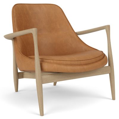 Audo Copenhagen Elizabeth Lounge Chair - Color: Brown - 1207006-000000ZZ