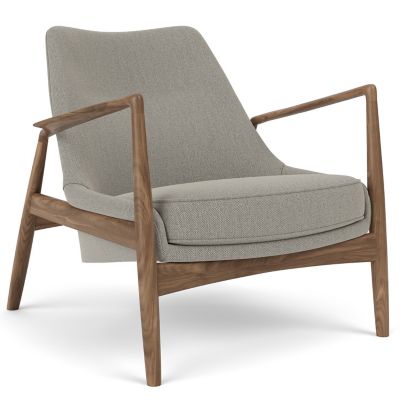 Audo Copenhagen The Seal Low Back Lounge Chair - Color: Beige - 1226001-000