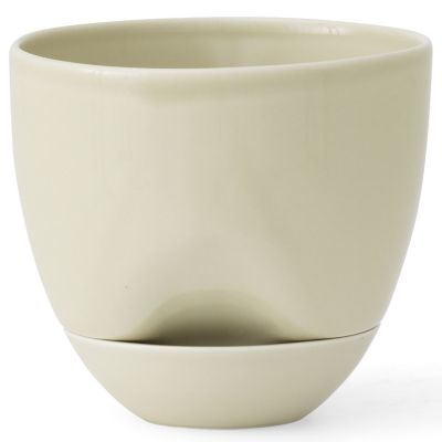 Audo Copenhagen Hydrous Planter - Color: White - Size: Small - 4833659