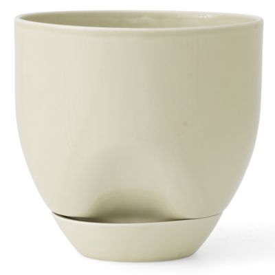 MEN2392546 Audo Copenhagen Hydrous Planter - Color: White - S sku MEN2392546