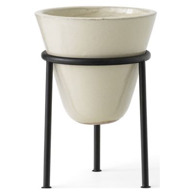 Audo Copenhagen Daiza Planter - Color: Grey - Size: Small - 4844649