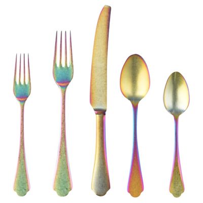 Mepra Dolce Vita 5-Piece Flatware Place Setting in Multicolor