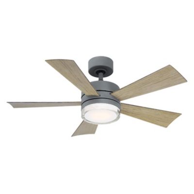 Modern Forms Wynd Smart Ceiling Fan - Color: Grey - FR-W1801-42L-GH/WG