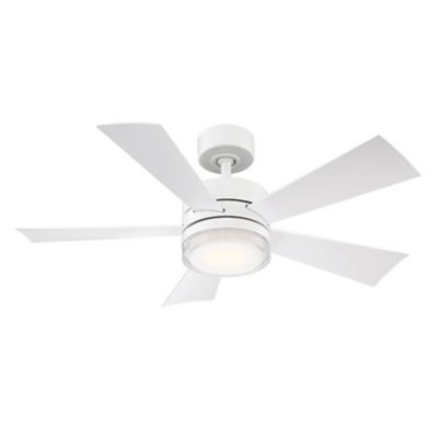 Modern Forms Wynd Smart Ceiling Fan - Color: White - FR-W1801-42L-MW