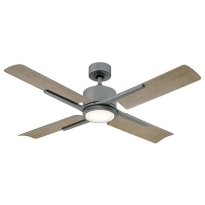 Modern Forms Cervantes LED Smart Ceiling Fan - Color: Weathered - Blade Col