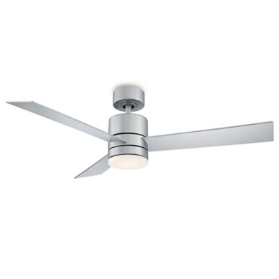 Modern Forms Axis Smart Ceiling Fan - Color: Silver - Blade Color: Silver -
