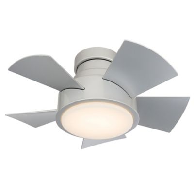Modern Forms Vox Flushmount Light Smart LED Fan - Color: Silver - FH-W1802-