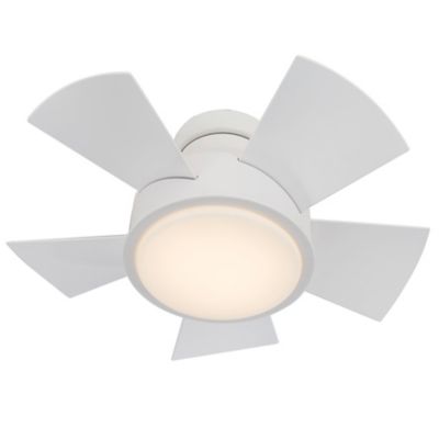 Modern Forms Vox Flushmount Light Smart LED Fan - Color: White - FH-W1802-2