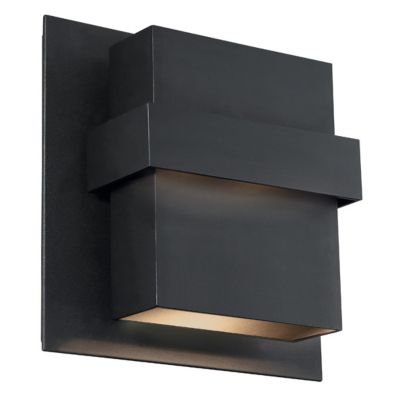 Modern Forms Pandora LED Indoor/Outdoor Wall Sconce - Color: Black - Size: 