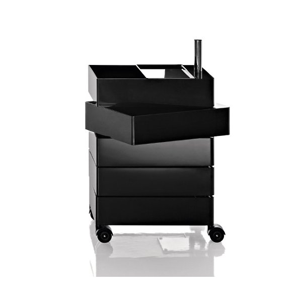MAGY3968286 Magis 360 Degree Container, 5 Drawer - Color: Blac sku MAGY3968286
