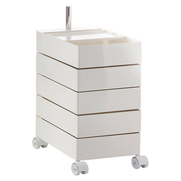 Magis 360 Degree Container, 5 Drawer - Color: White - MGAC250-B