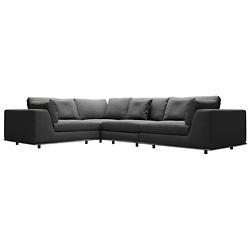 Perry 2 Arm Corner Compact Sectional Sofa Limited Edition