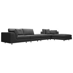 Perry Sectional Sofa with 2 Ottomans Limited Edition