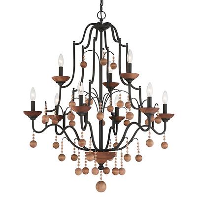 Colonial Charm 2 Tier Chandelier