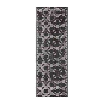 Momeni Downeast DOW-1 Camden Area Rug - Color: Black - Size: 2 Ft. x 6 Ft. 