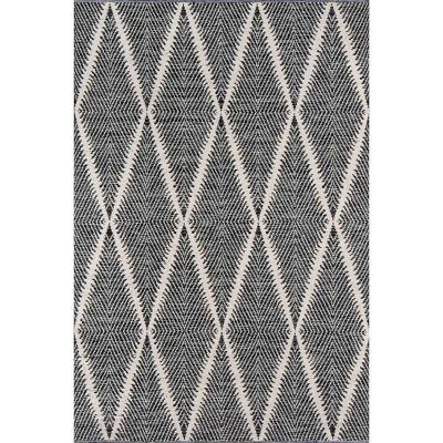 Momeni River RIV-1 Beacon Area Rug - Color: Black - Size: 2 Ft 3 In X 8 Ft 