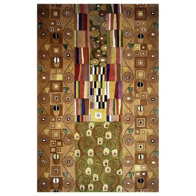 Momeni New Wave NW-02 Area Rug - Color: Brown - Size: 3 Ft. 6 In. x 5 Ft. 6