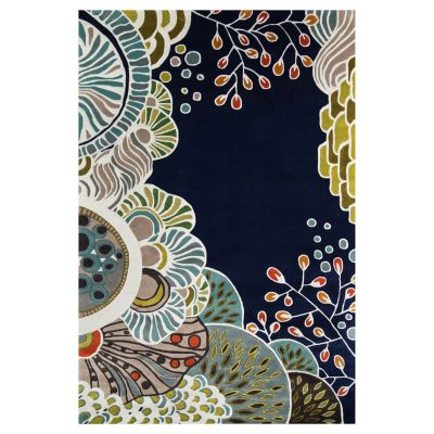 Momeni New Wave NW-146 Area Rug - Color: Blue - Size: 4 ft X 6 ft - NEWWANW