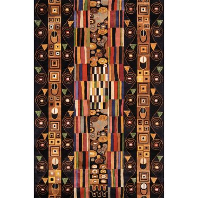 MNI2442973 Momeni New Wave NW-33 Area Rug - Color: Black - Si sku MNI2442973