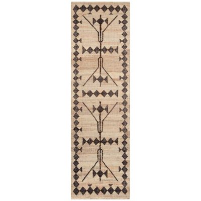 Momeni Gurara GUR-4 Adrar Runner - Color: Beige - Size: 2 ft 3 In. x 8 ft -