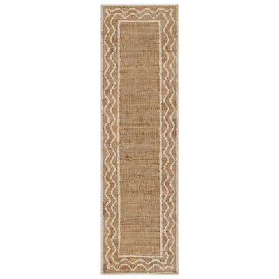 Momeni Orchard ORC-1 Ripple Runner - Color: Beige - Size: 2 Ft. 3 In. x 8 F