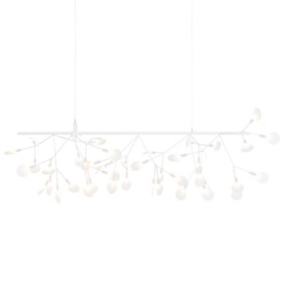 Moooi Heracleum III Endless LED Linear Chandelier - Color: White - Size: 45