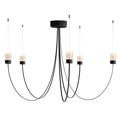 Moooi Gravity LED Chandelier - Color: Black - Size: 5 light - 8718282361123