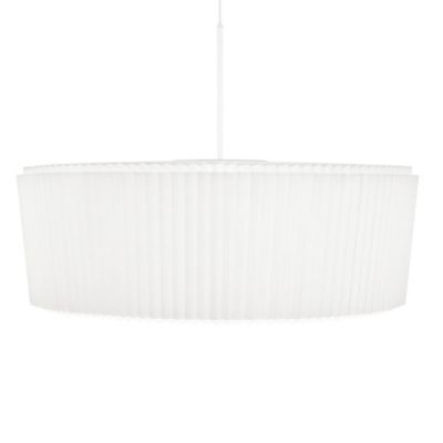 Moooi Plie Plisse Pendant Light - Color: White - Size: 1 light - 8718282362