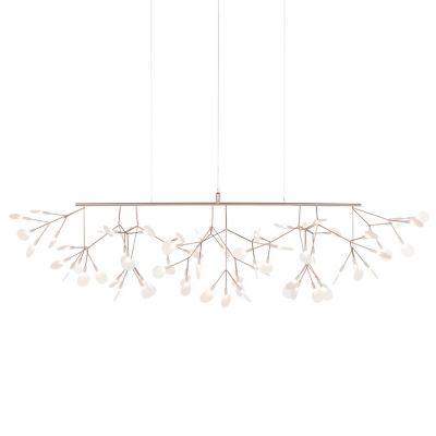 Moooi Heracleum III LED Linear Chandelier Light - Color: Copper - 871828236