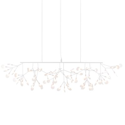 Moooi Heracleum III LED Linear Chandelier Light - Color: White - 8718282364