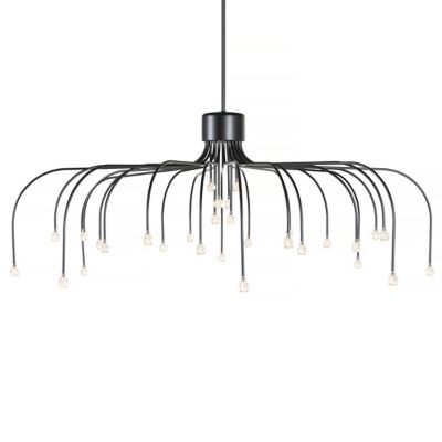 Moooi Starfall LED Chandelier - Color: Black - Size: 30 light - 87182823763