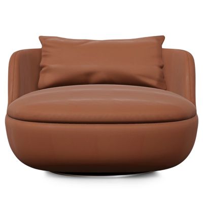 Moooi Bart Upholstered Armchair - Color: Brown - 8718282748993