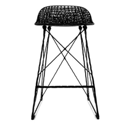 Moooi Carbon Outdoor Stool - Color: Black - Size: Counter - 8718282340173