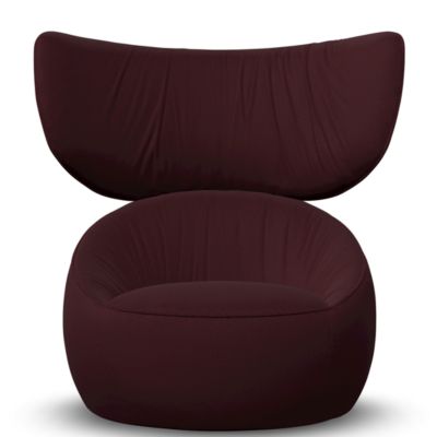 Moooi Hana Wingback Swivel Armchair - Color: Purple - 8718282746487