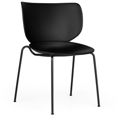 Moooi Hana Stackable Dining Chair - Color: Black - 8718282380292