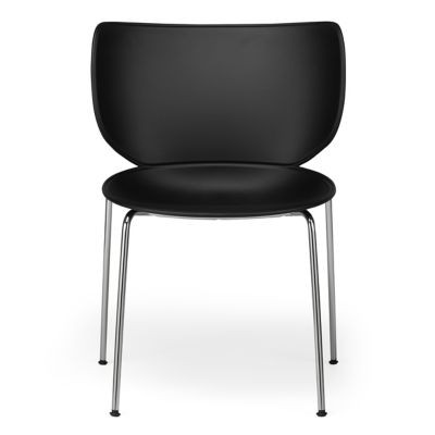 Moooi Hana Stackable Dining Chair - Color: Black - 8718282380308