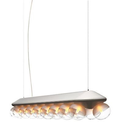 Moooi Prop Light LED Linear Chandelier - Color: Grey - Size: 36 light - 871