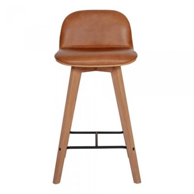 Moes Home Collection Napoli Stool - Color: Brown - Size: Counter - YC-1020