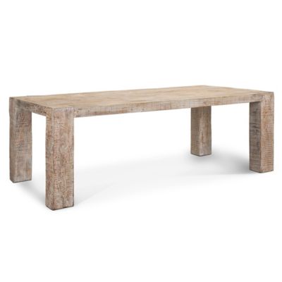 Mercana McArthur Rectangular Dining Table in Brown, Size: 84"
