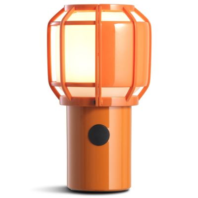 Marset Chispa Rechargeable LED Table Lamp - Color: Orange - Size: 1 light -