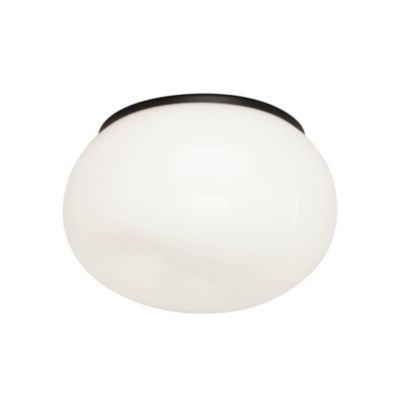 Huxe Erasto Flush Mount Ceiling Light - Color: White - Size: Small