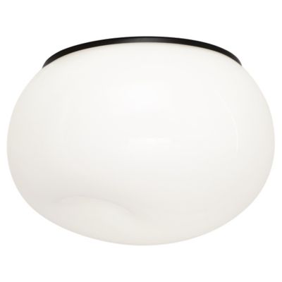 Huxe Erasto Flush Mount Ceiling Light - Color: White - Size: Medium