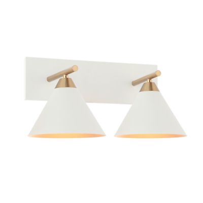 Huxe Serif Vanity Light - Color: White - Size: 2 light