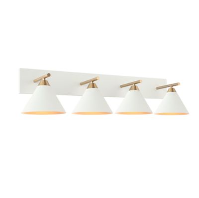 Huxe Serif Vanity Light - Color: White - Size: 4 light