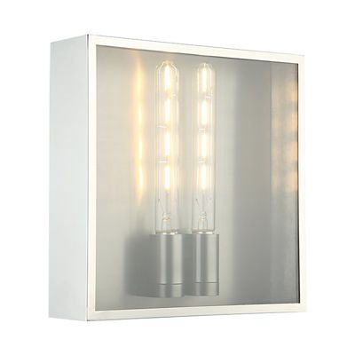 Huxe Federigo Wall / Ceiling Light - Color: Silver - Size: Medium