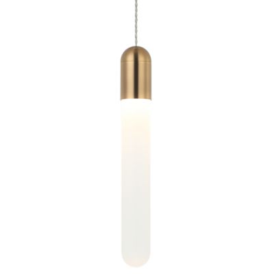 Huxe Bera LED Mini Pendant Light - Color: White