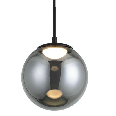 Huxe Benito LED Mini Pendant Light - Color: Grey