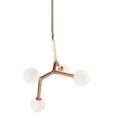 Huxe Minuet Pendant Light - Color: Brass - Size: 4 light